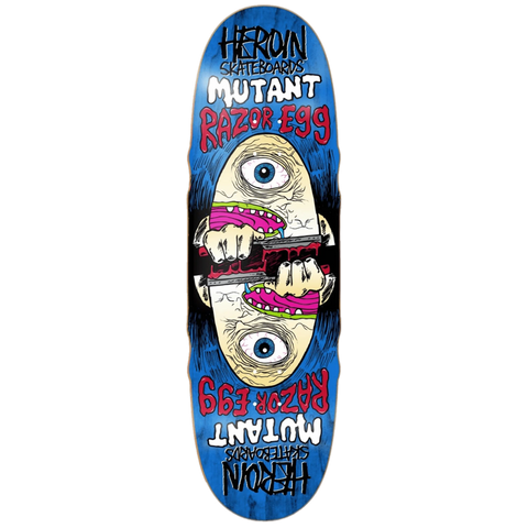 Heroin Skateboards: 9.5 Mutant Razoregg Deck