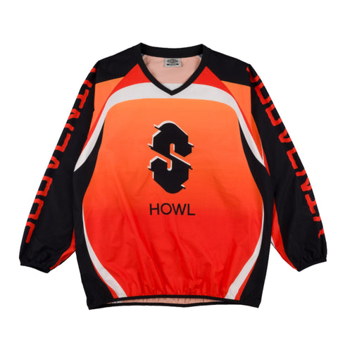 Howl: SOUVENIR X HOWL MOTO SHIRT - FIRE RED