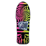 Vision Gator 2 Modern Concave Deck - Black Fade/ Pink Yellow
