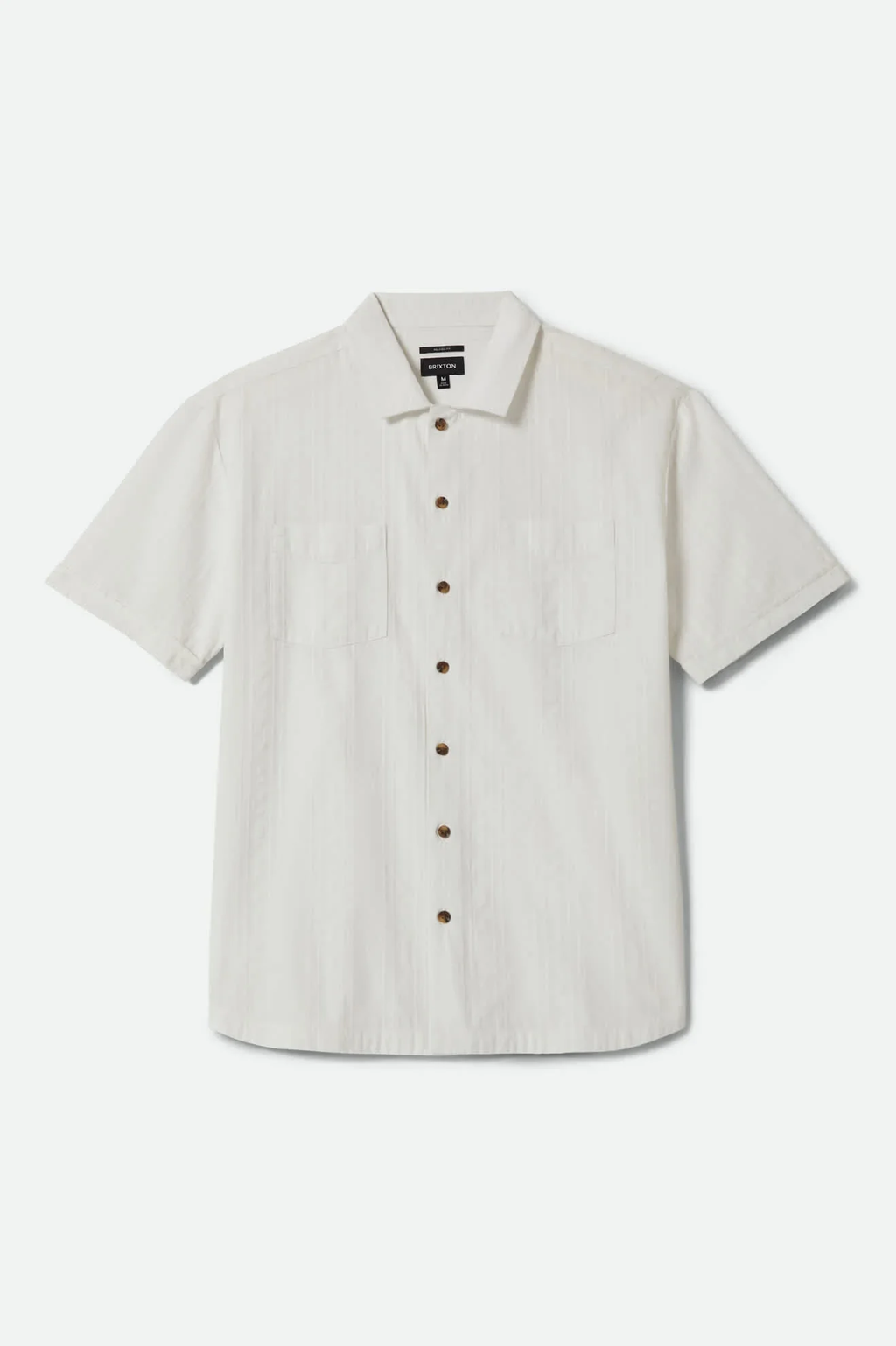 Brixton: Vintage Short Sleeve Woven Shirt - Off White