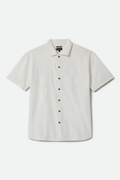 Brixton: Vintage Short Sleeve Woven Shirt - Off White