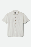 Brixton: Vintage Short Sleeve Woven Shirt - Off White