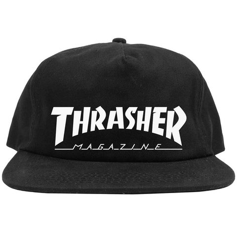 Thrasher Magazine: Mag Logo Snapback - Black