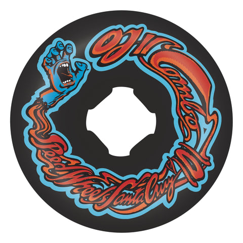 Oj Wheels: 56mm Screaming Hand Original Black - Chubbies 101a