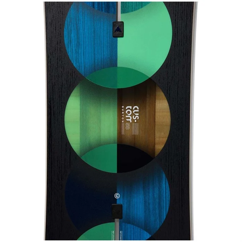 burton custom snowboard green Burton: Custom Snowboard 2025 – Lip Trix Boardshop