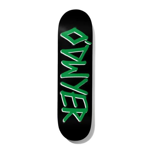 Deathwish Skateboards: 8.25 ODwyer Gang Name - Black/Green