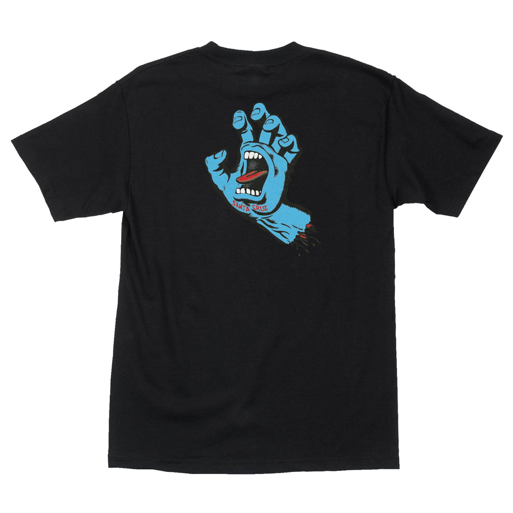 Santa Cruz Screaming Hand Heavyweight T-Shirt - Black