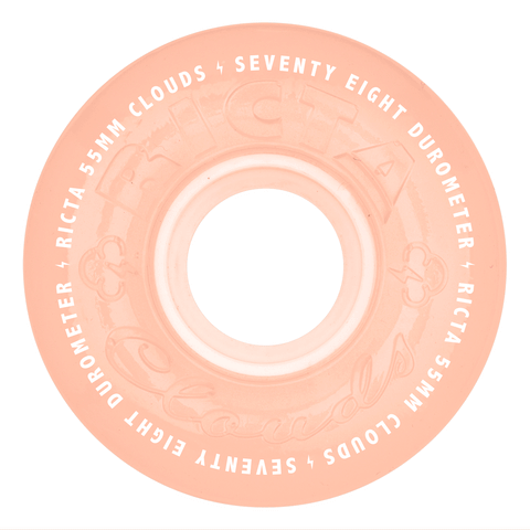 Ricta Clouds: 55mm -  GITD Red - 78a