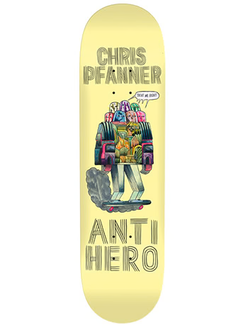 Anti Hero Skateboards: 8.06 Pfanner Hug Pavement