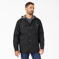Dickies: Hooded Duck Shirt Jacket - Black
