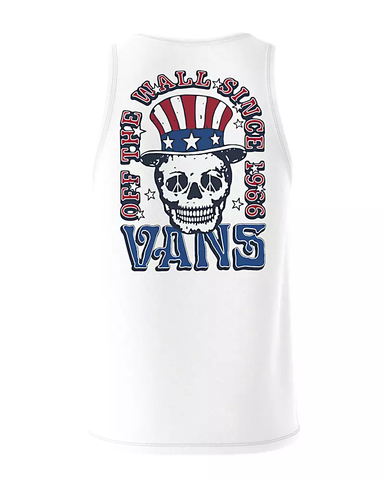 Vans Peace Skull Tank - White