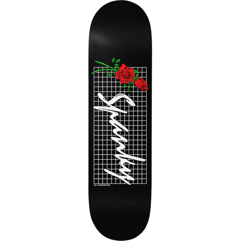 Baker Skateboards: 8.25 Kevin Long Roses Black Deck