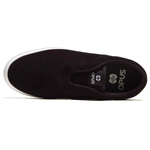 Opus Footwear: Honey Slip - Black Suede / White