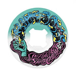 Slime Balls 54mm Hairballs 50-50 - White Teal 95a
