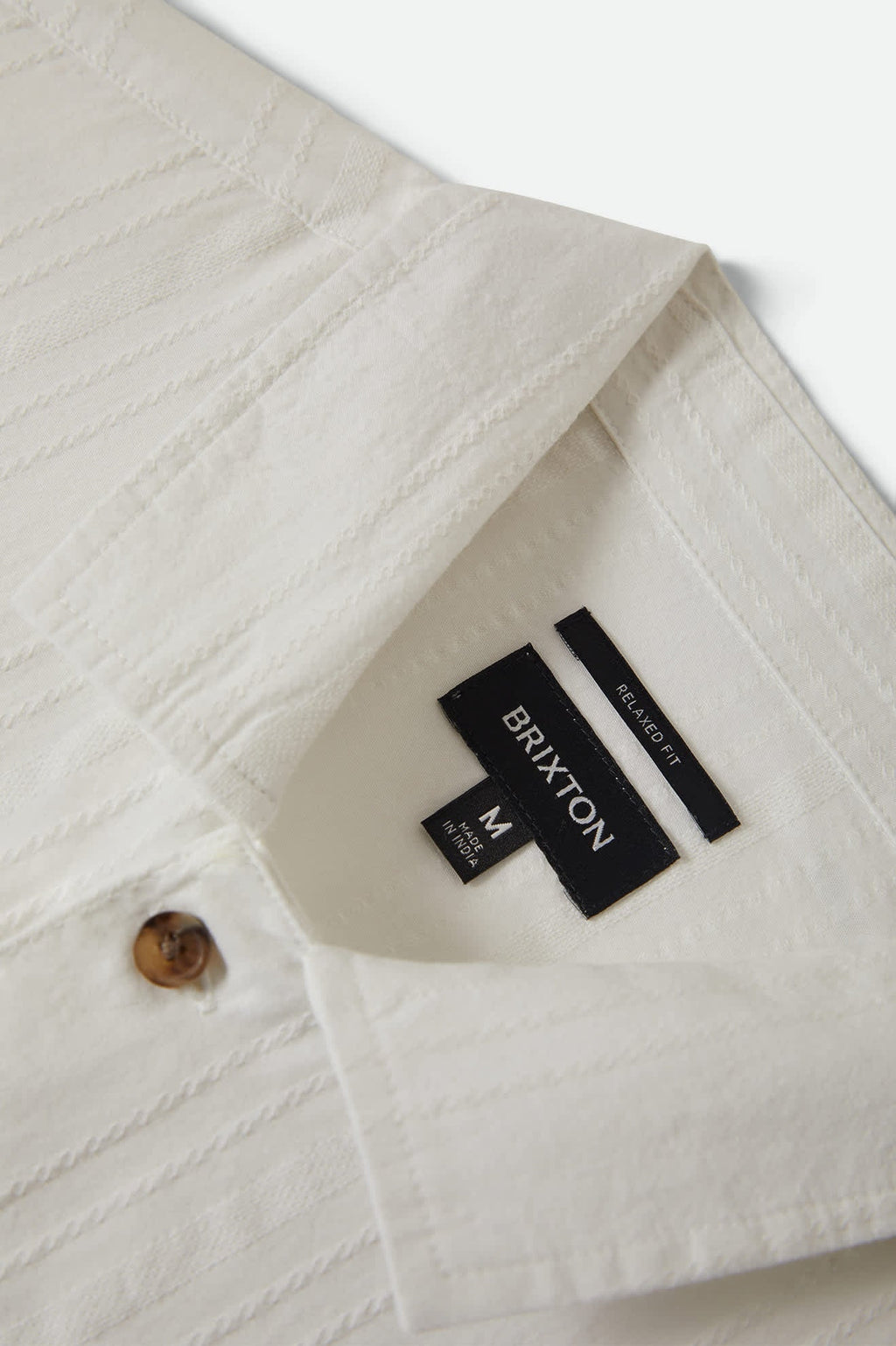 Brixton: Vintage Short Sleeve Woven Shirt - Off White