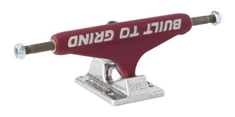 Independent Stage 11 BTG Speed Burgundy Silver Trucks