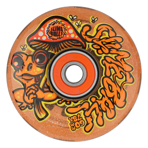 Slime Balls:60mm Frog Trips Light Ups OG Slime - Red Glitter 78a