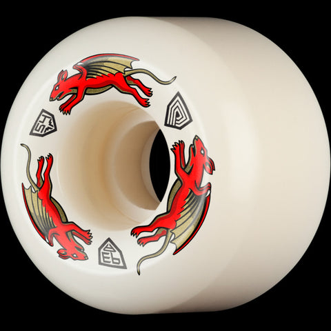 Powell Peralta: Nano Rats 97A - Asymmetrical Shapes - Red