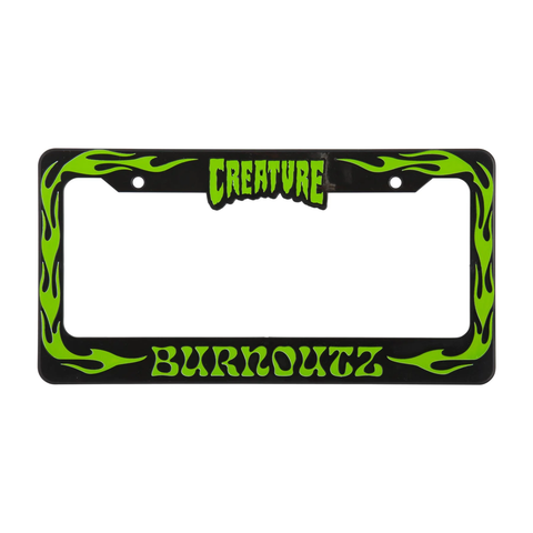 Creature Burnoutz License Plate Frame