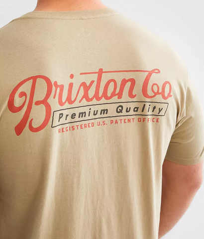Brixton Belford S/S Shirt - Oatmeal