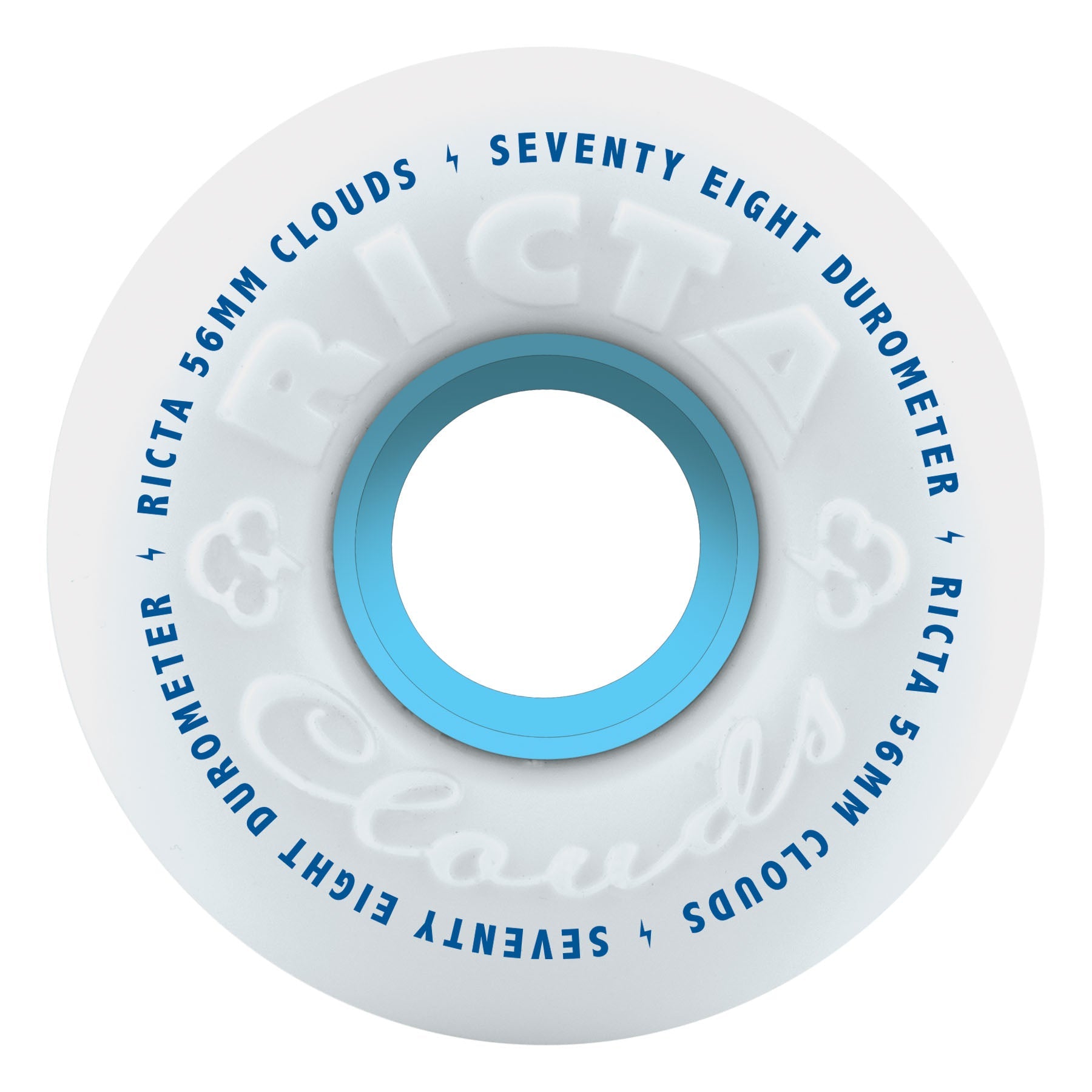 Ricta Clouds: 54mm -  White - 78a