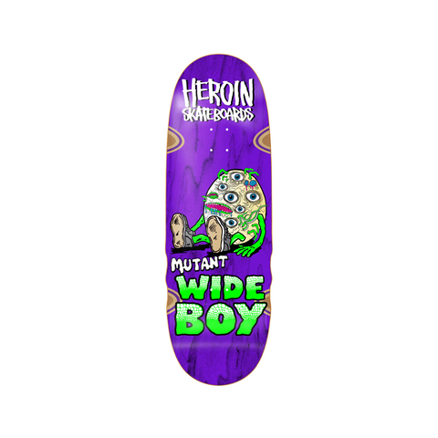 Heroin Skateboards: 10.28 Mutant Wide Boy Deck
