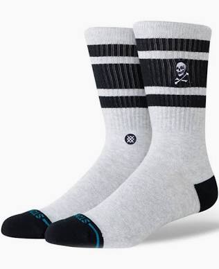 Stance Socks: Boyd Skull Crew Socks