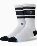 Stance Socks: Boyd Skull Crew Socks