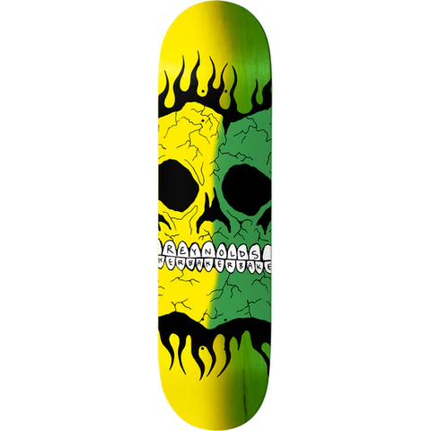 Baker Skateboards: 8.38 Reynolds Rasta Skull Deck