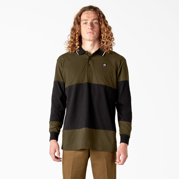 Dickies Skateboarding Rugby Polo - Dark Olive