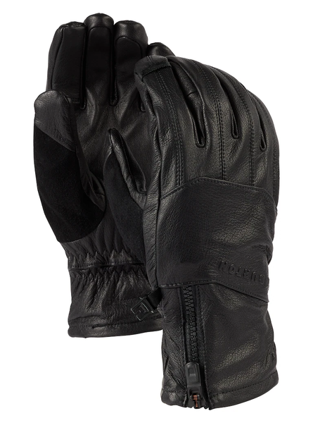 Burton: [ak] Leather Tech Glove - True Black 2024 – Lip Trix Boardshop