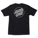 Santa Cruz Opus Dot Heavyweight T-Shirt - Black w/White