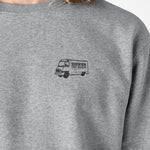 Dickies Skateboarding Pool Drainage Graphic Sweatshirt - Heather Gray