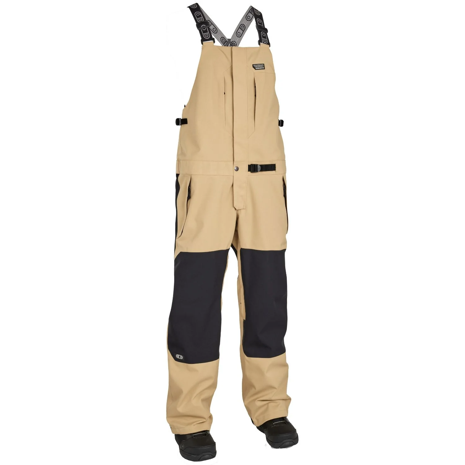 AirBlaster: Stretch Krill Bib - Tan