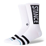 Stance Socks: OG Crew - White