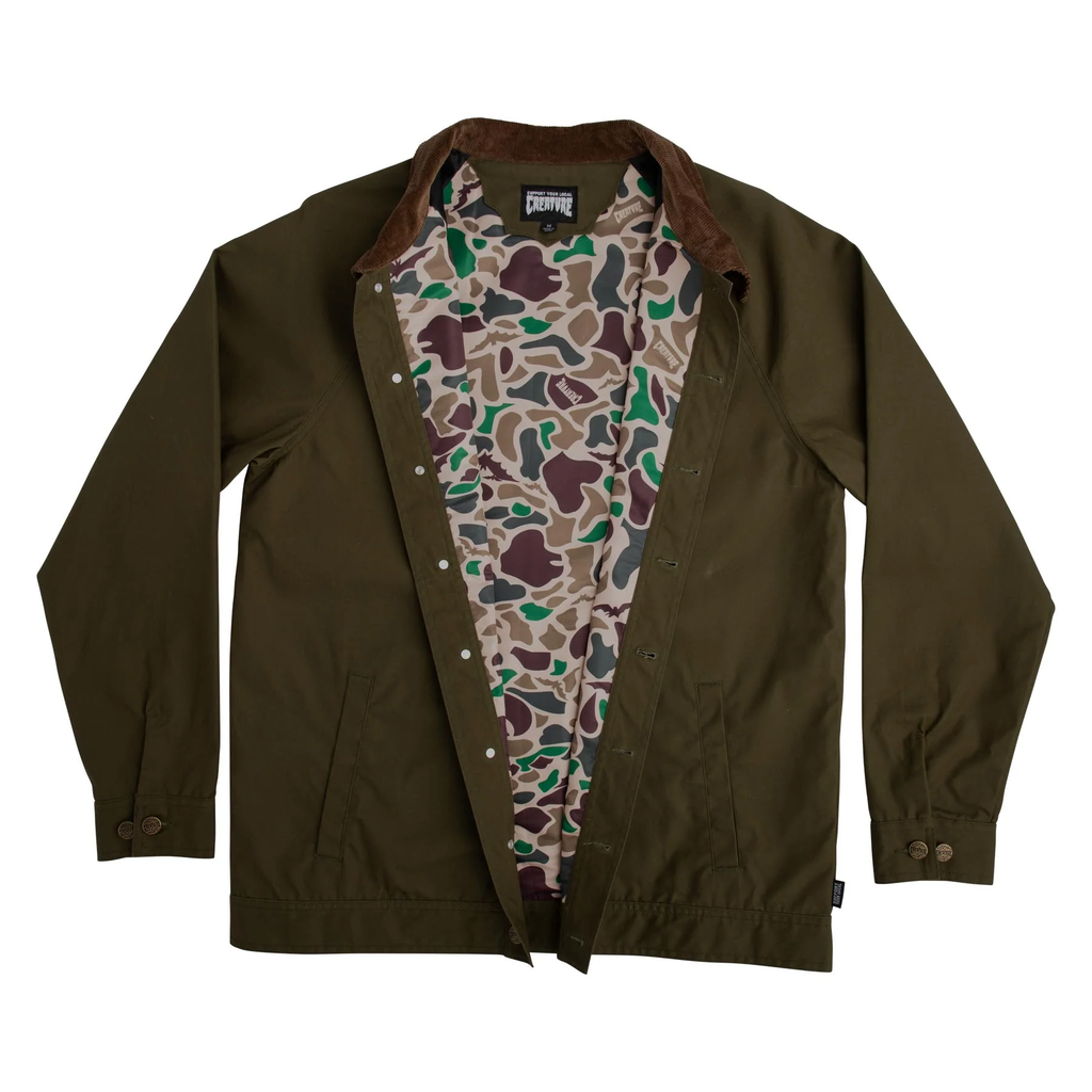 Creature Skateboards: Hunter Waxed Canvas Chore Jacket