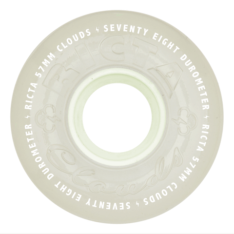 Ricta Clouds: 57mm -  GITD Aqua - 78a