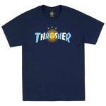 Thrasher Magazine: Argentina Estrella T-Shirt - Navy