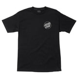 Santa Cruz Opus Dot Heavyweight T-Shirt - Black w/White
