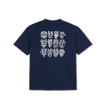 Polar Skate Co. 12 Faces Tee - Dark Blue