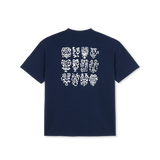 Polar Skate Co. 12 Faces Tee - Dark Blue