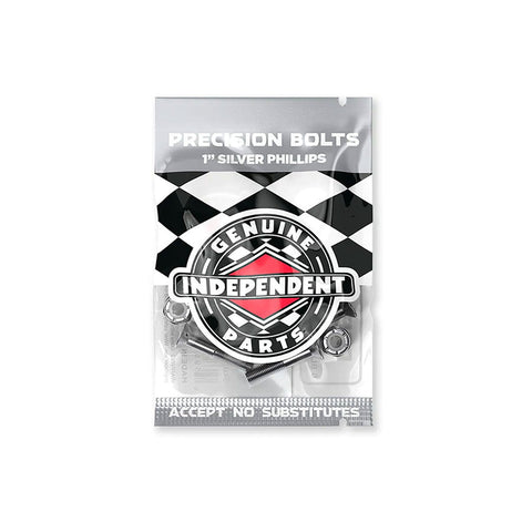 Independent Trucks: 1inch Phillips Hardware - Black/Silver