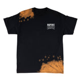 Creature Skateboards: Bonehead Flame Wash T-Shirt - Greasy Black