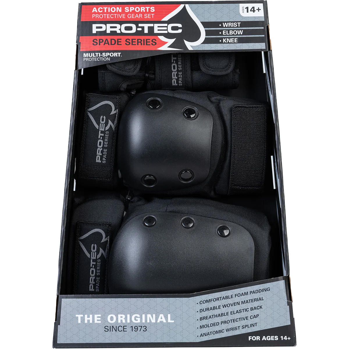 Pro-Tec Spade Series JR. 3-Pack Pad Set – Lip Trix Boardshop