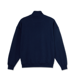 Polar Skate Co. Frank Half Zip Sweatshirt - Dark Blue