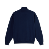 Polar Skate Co. Frank Half Zip Sweatshirt - Dark Blue