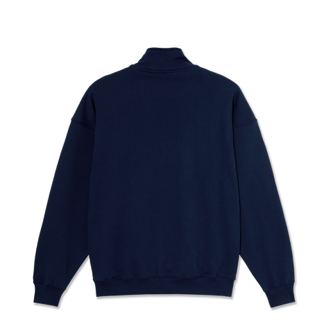 Polar Skate Co. Frank Half Zip Sweatshirt - Dark Blue – Lip Trix Polar Skate Co. Frank Half Zip Sweatshirt - Dark Blue – Lip Trix
