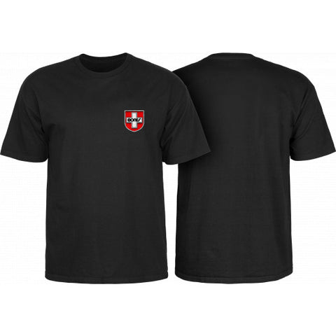 Bones: Swiss Shield T-Shirt - Black