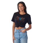 Santa Cruz Thrasher Screaming Logo Womens Tee - Pigment Black