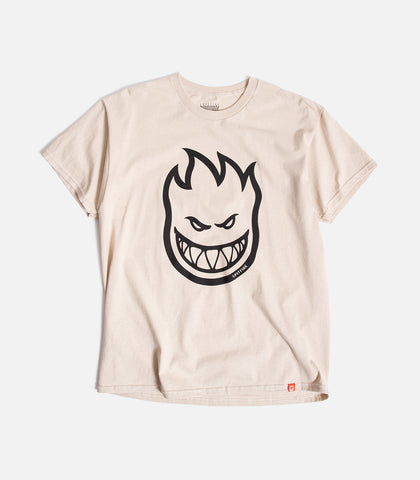 Spitfire Bighead T-Shirt - Cream/Black